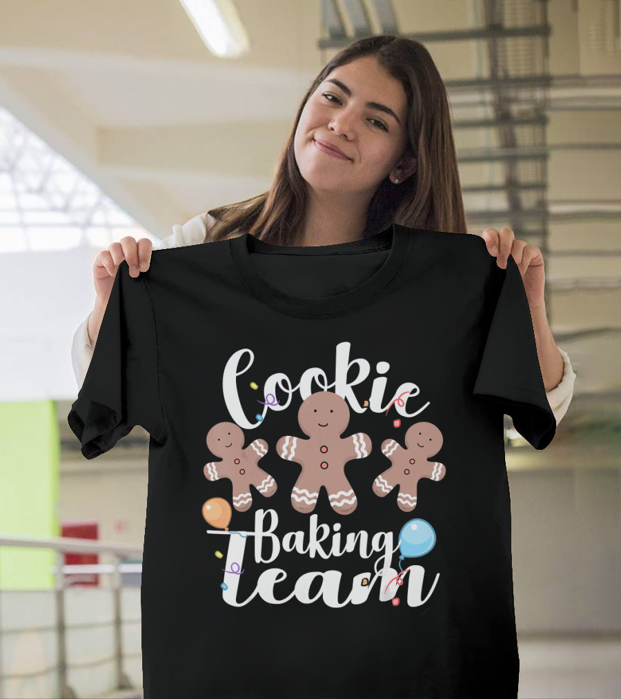 Cookie Baking Team Gingerbread Christmas Fun T-Shirt