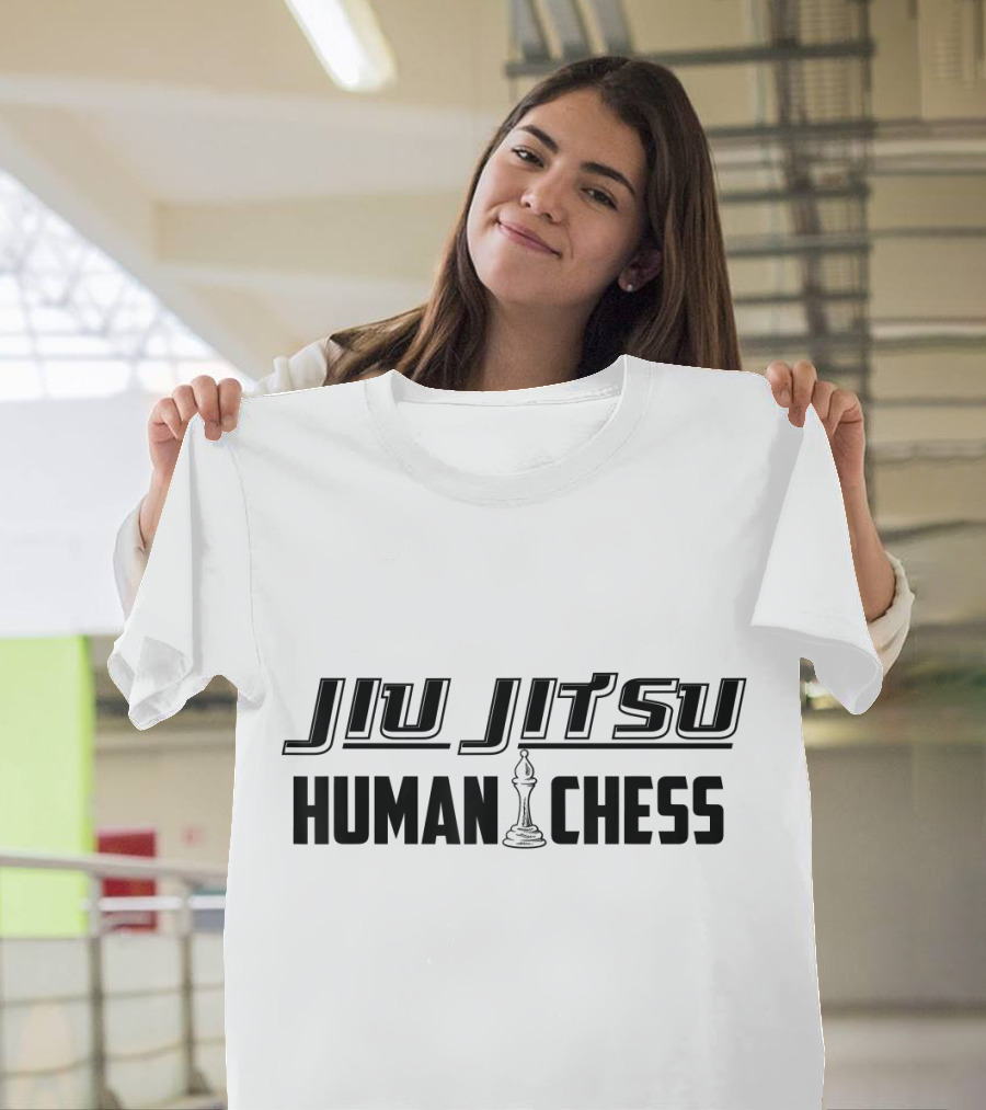 Jiu Jitsu Human Chess Iconic Martial Arts Strategy T-Shirt