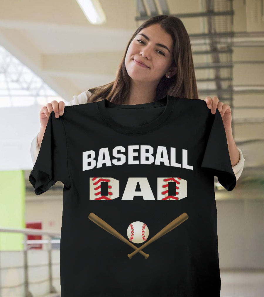 Baseball Dad Mens Best Idea T-Shirt