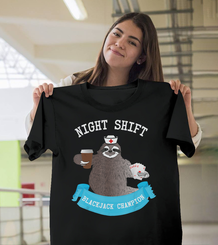 Night Shift Blackjack Champion T-Shirt