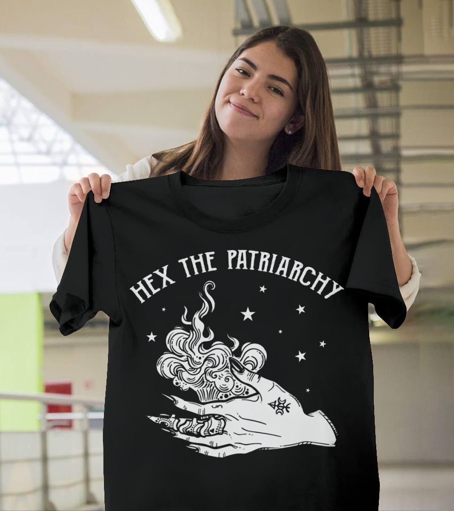 Hex The Patriarchy Hand Stars Smoke T-Shirt