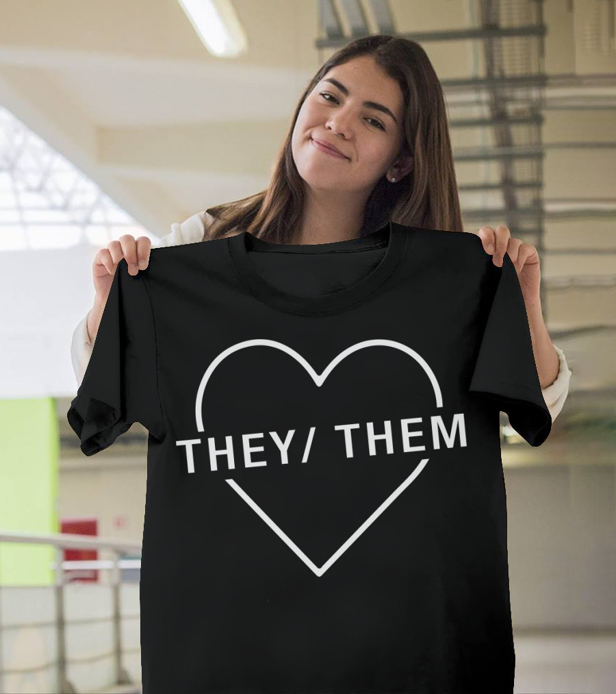 THEY THEM Heart T-Shirt