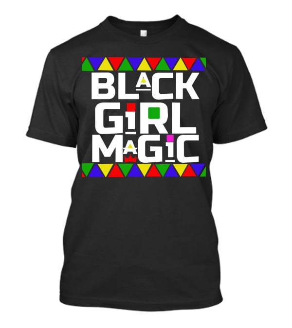 Black Girl Magic African Tribal Crown T-Shirt