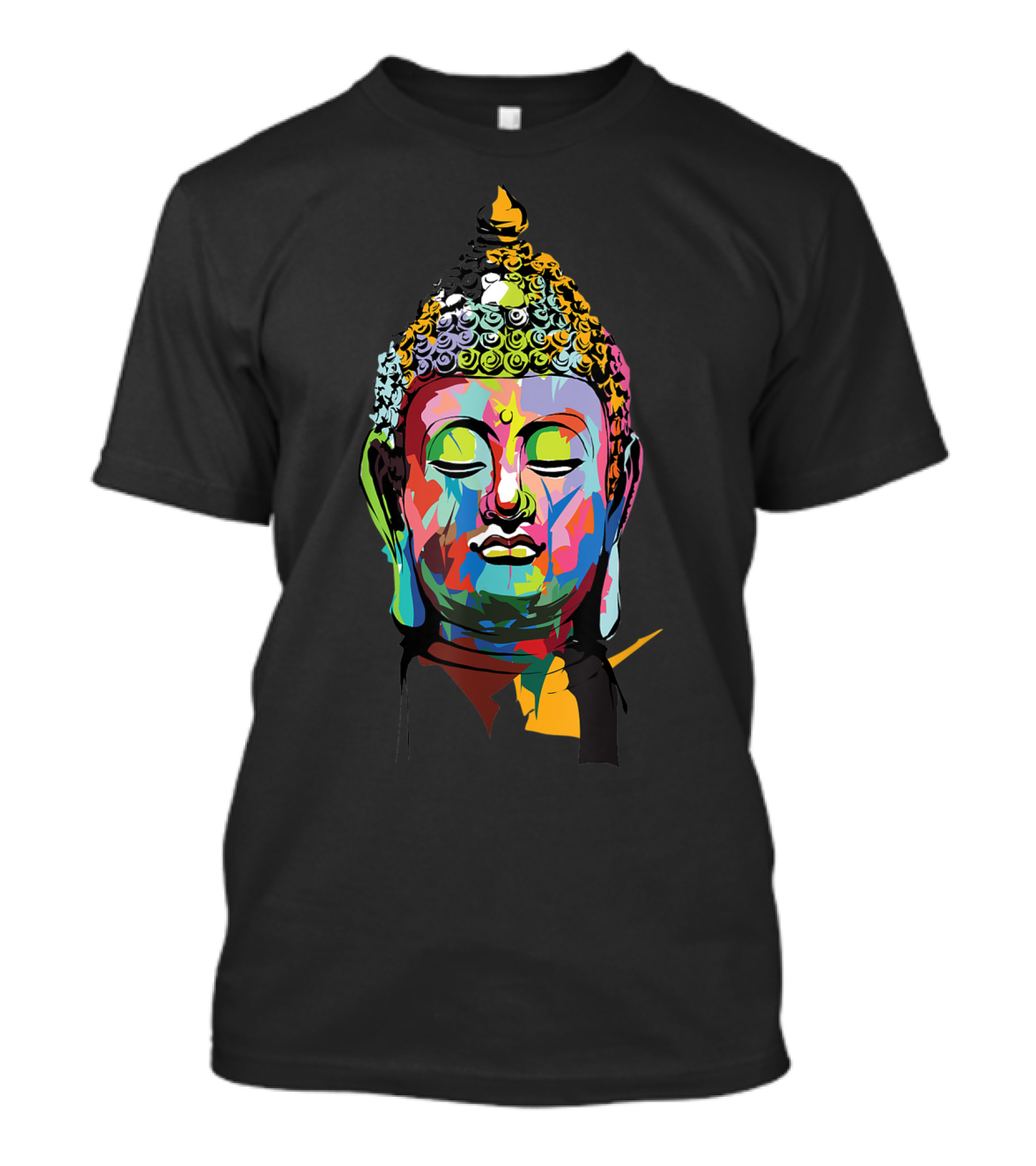 Buddha Colorful Zen Yoga Clothing T-Shirt