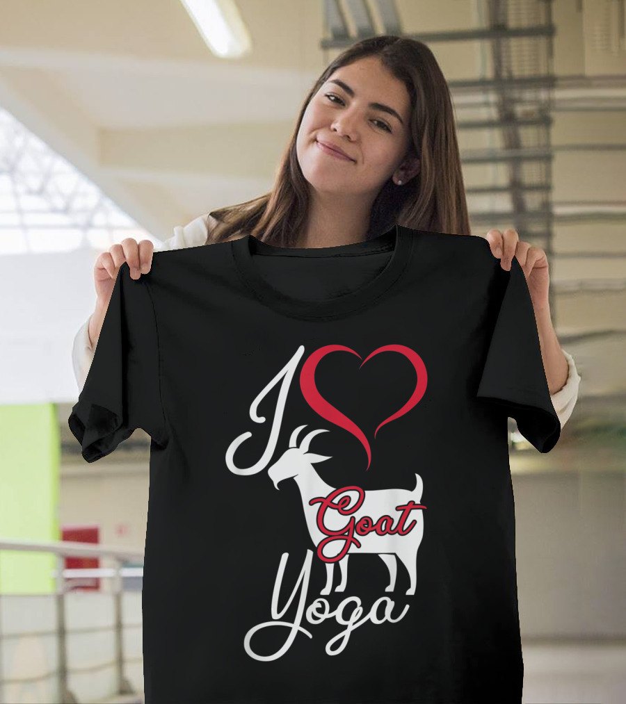I Love Goat Yoga T-Shirt