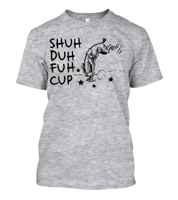 SHUH DUH FUH CUP Donkey Cartoon Stars T-Shirt