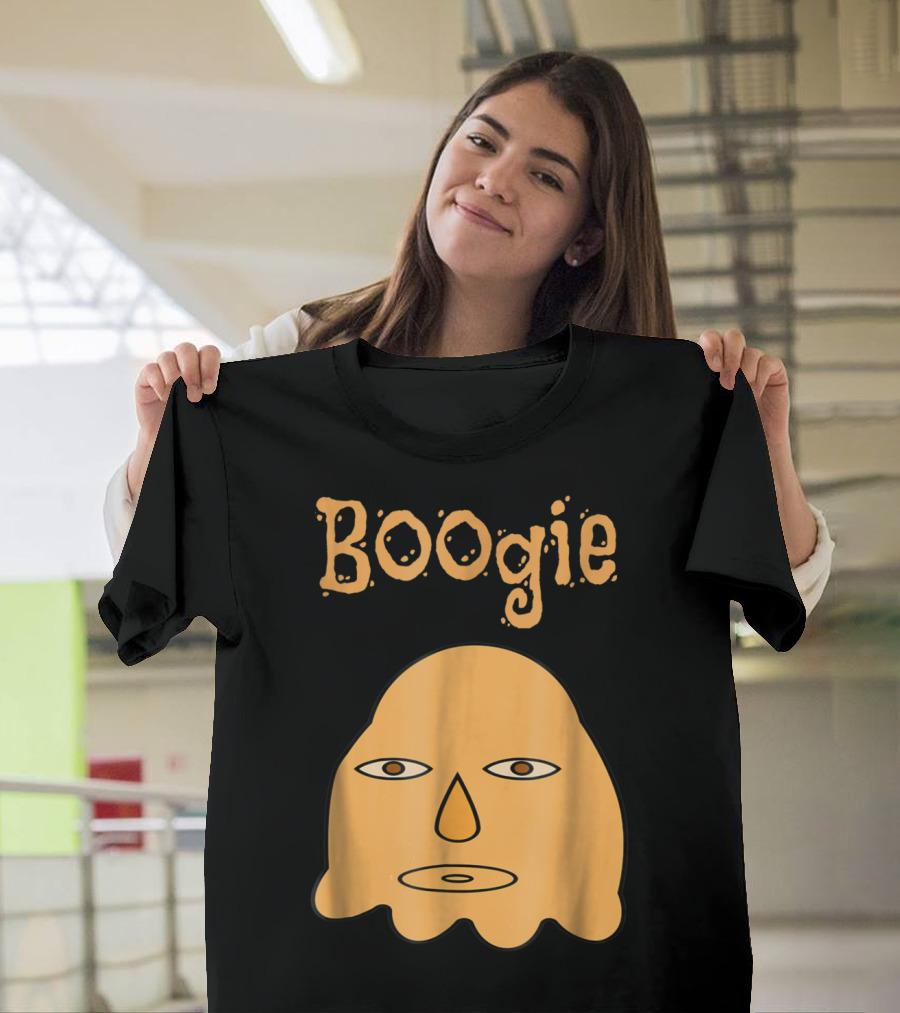 Boogie Halloween Ghost Booger Face Monster T-Shirt