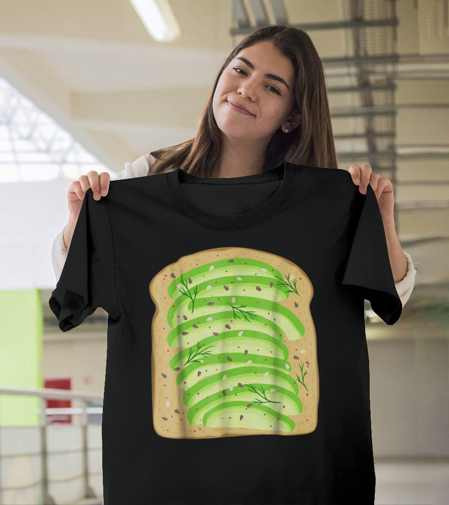 Bread Avocado Toast Halloween T-Shirt
