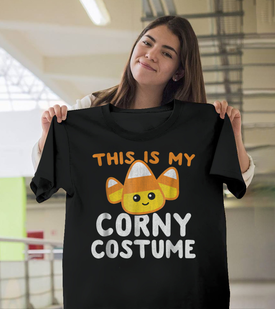 This Is My Corny Costume Candy Corn Halloween Lazy T-Shirt