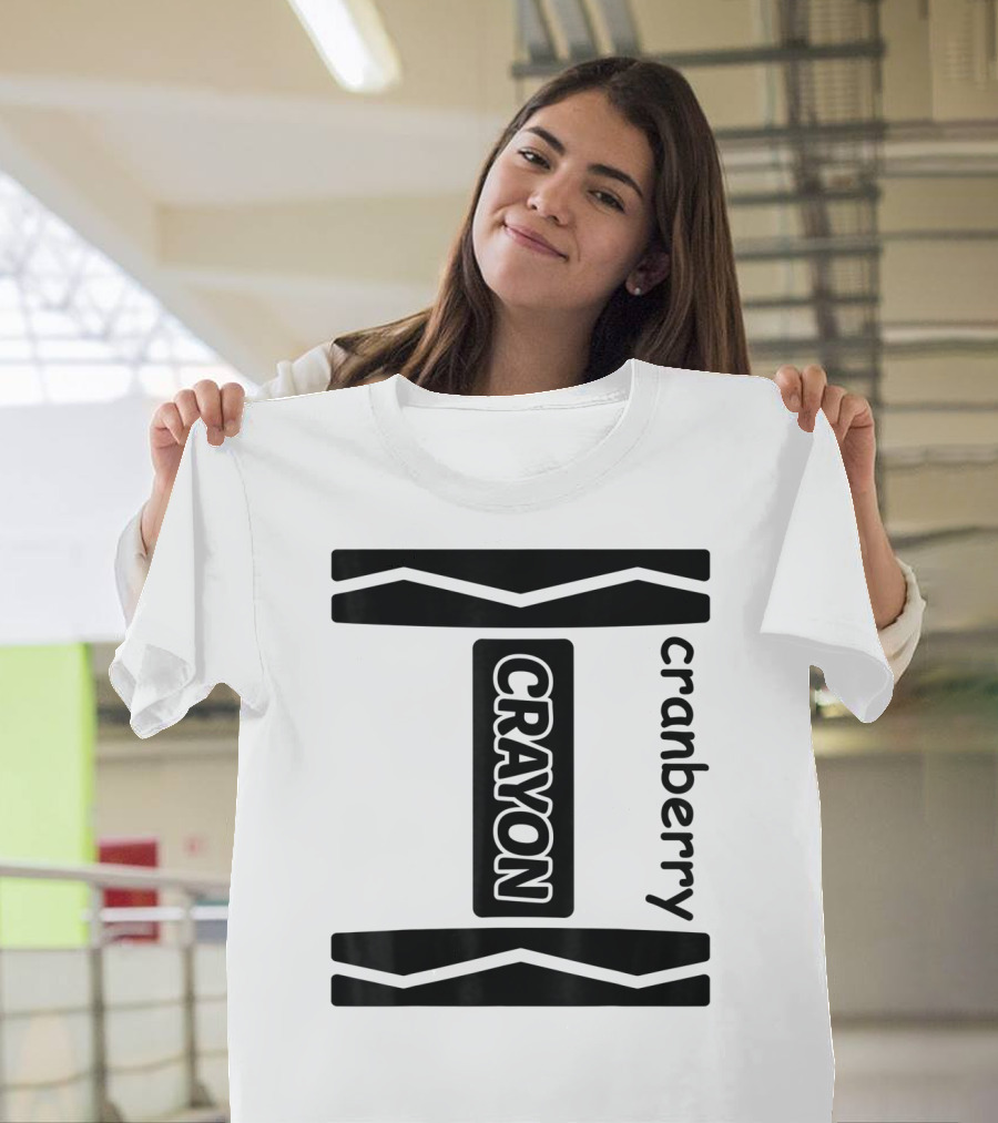 Cranberry Crayon Halloween Couple Group Costume T-Shirt