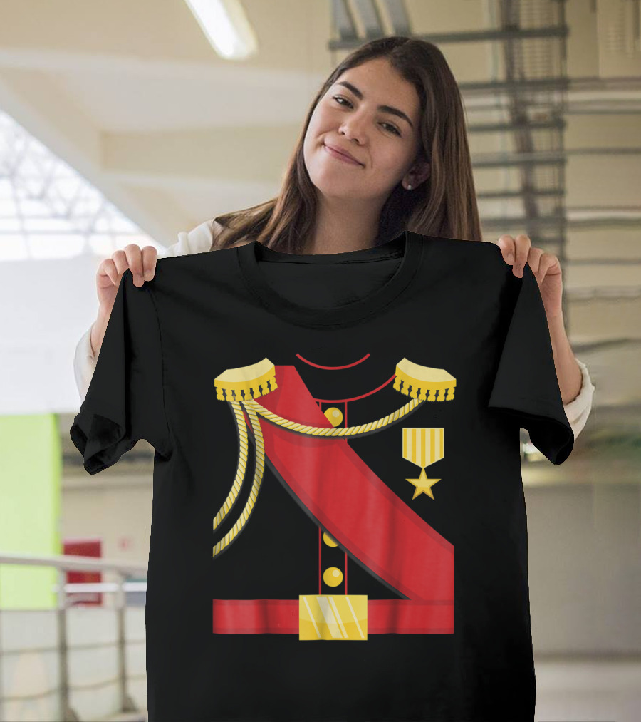 Cute Charming Prince Royal Attire Red Sash Gold Accents T-Shirt