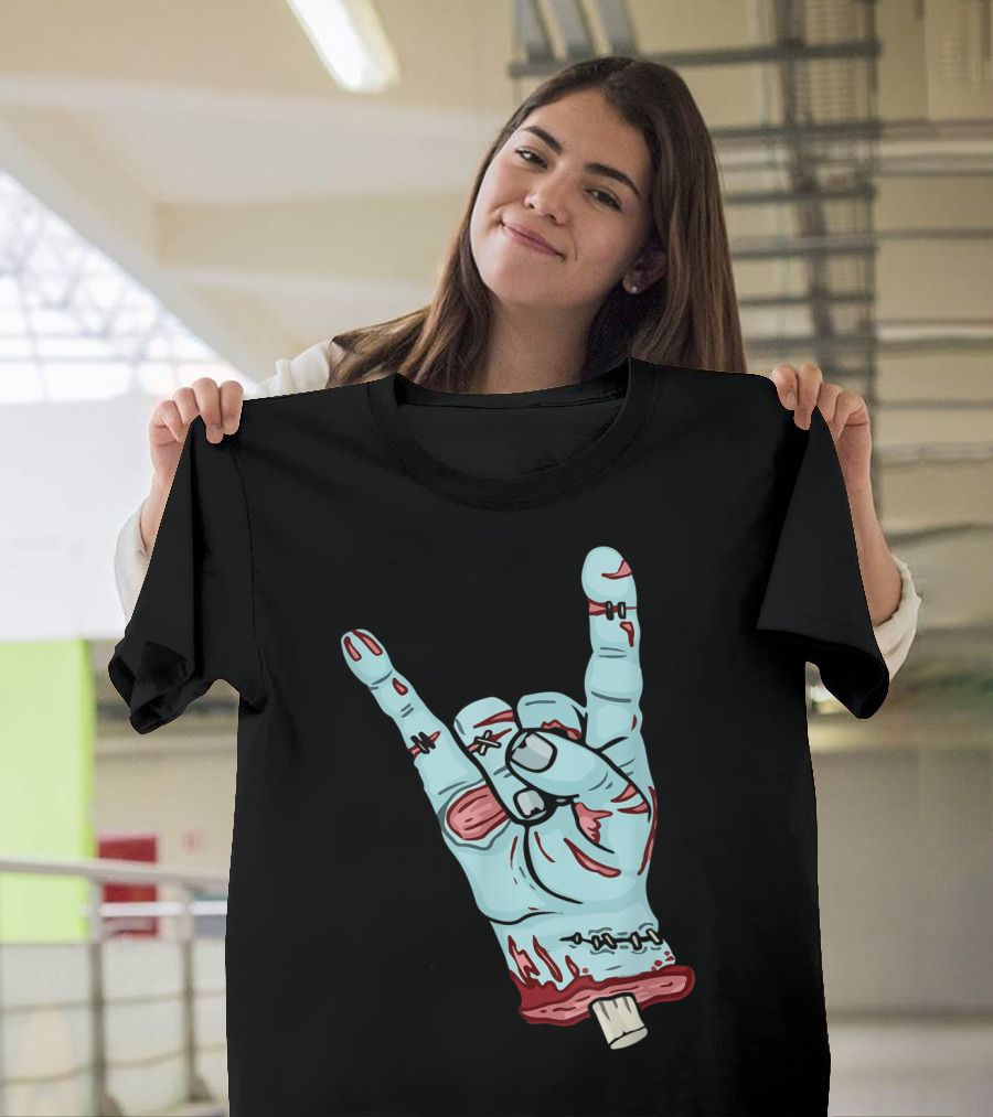 Easy Zombie Hand Halloween Horror Costume Fan Favorite T-Shirt
