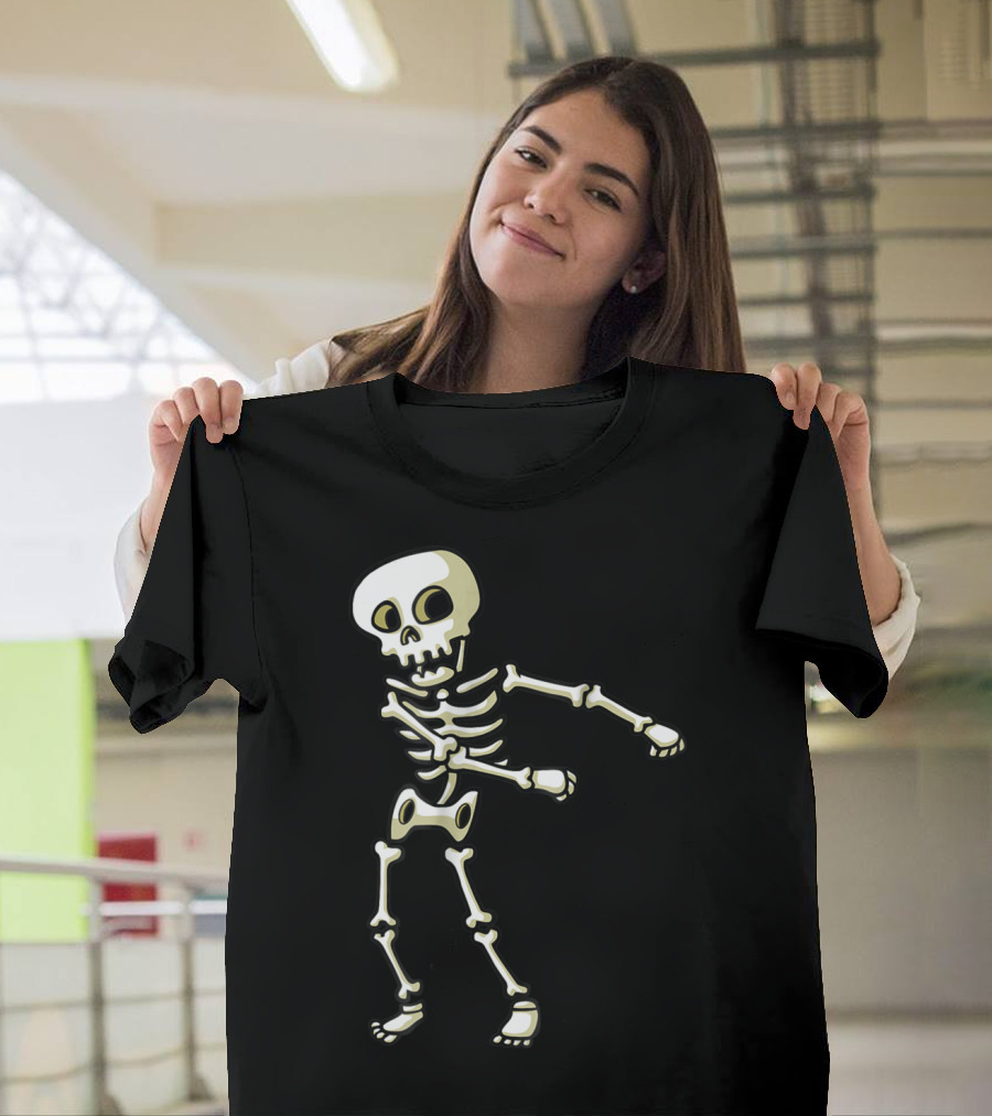Floss Skeleton Dance Funny Halloween T-Shirt