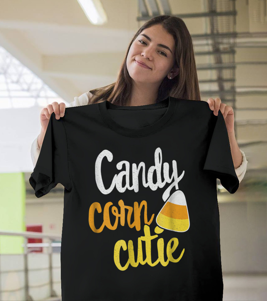 Candy Corn Cutie Halloween Trick Or Treat T-Shirt