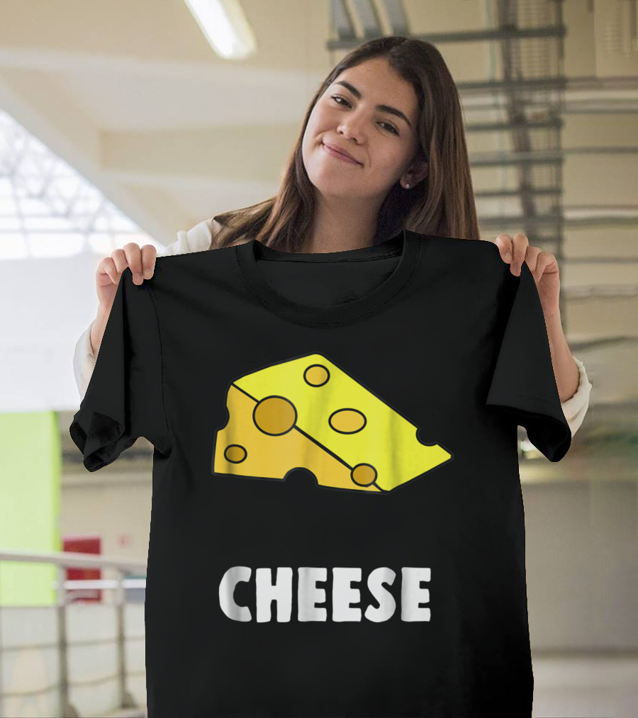 Cheese Slice Couple Matching Halloween Costumes T-Shirt