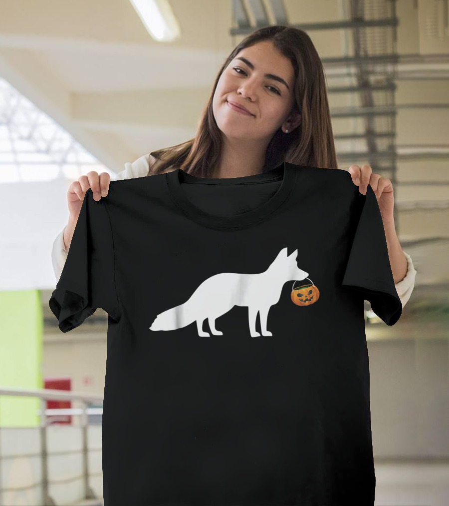 Funny Fox Halloween Pumpkin Trick-or-Treat T-Shirt