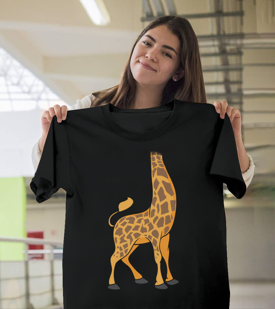 Giraffe Headless Halloween Costume Cool Animal Dressup T-Shirt