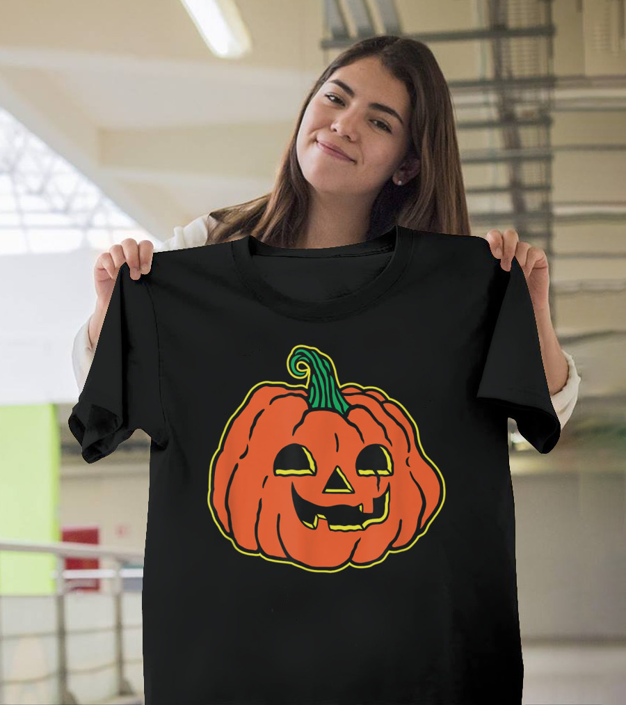 Hallow Culture Happy Halloween Pumpkin Face T-Shirt