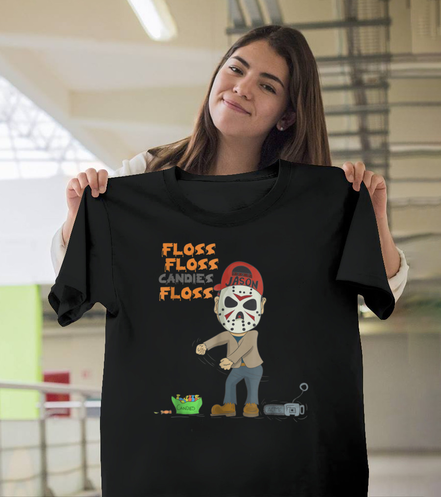 Jason Floss Dabbing Candies Halloween Mask T-Shirt