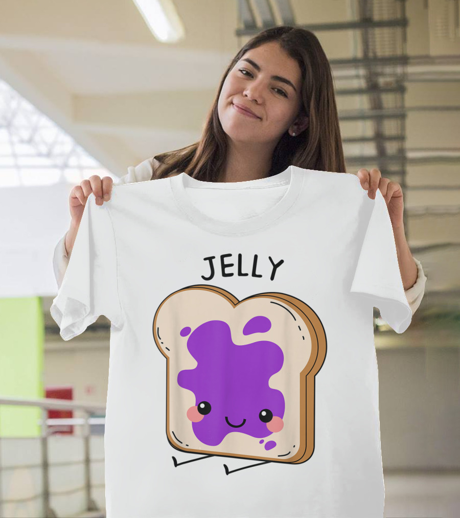 Jelly Kawaii Halloween Costume Cute Toast Diy T-Shirt