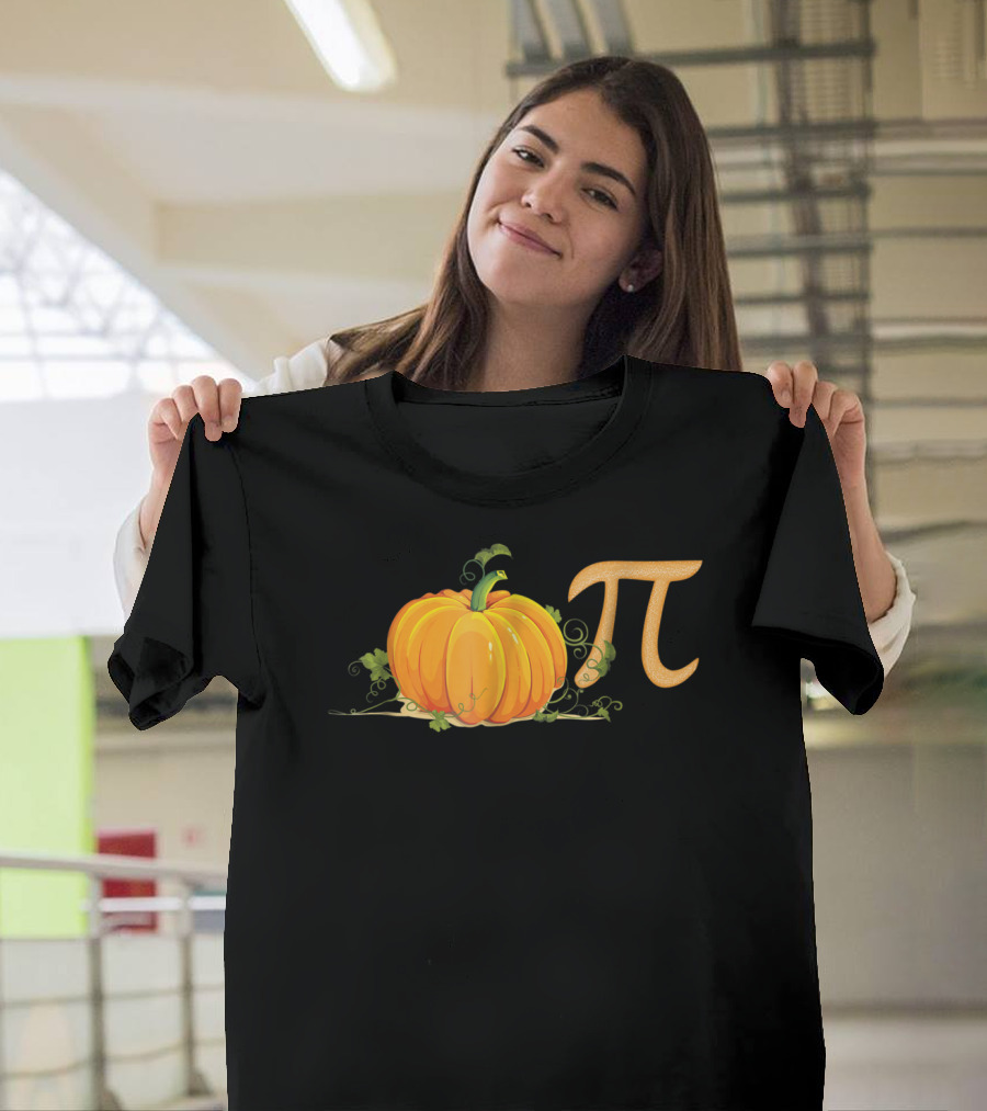 Orange Pumpkin Pi 314 Halloween October 31St T-Shirt
