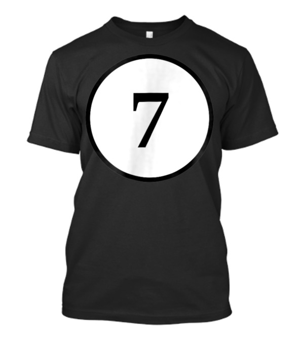 Pool Ball 7 Halloween Costume Group Number T-Shirt