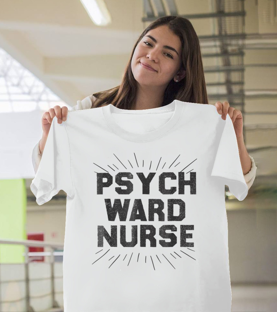 Psych Ward Nurse Halloween Costume RN T-Shirt