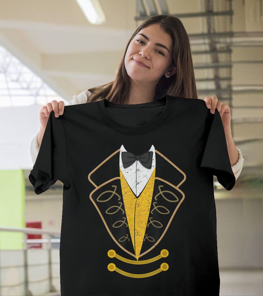 Ringmaster Circus Costume Bow Tie Funny DIY T-Shirt