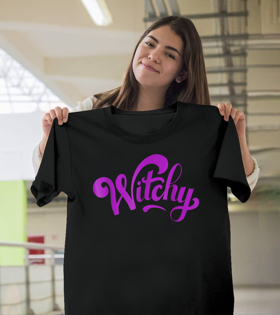 Witchy Halloween Purple Magic Aesthetic T-Shirt