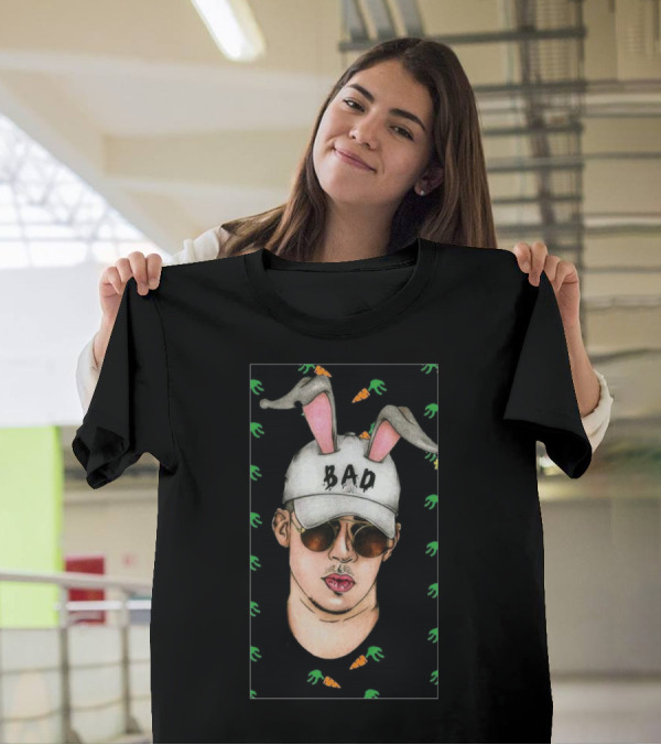Bad Bunny Hat Bunny Ears Sunglasses Carrot T-Shirt