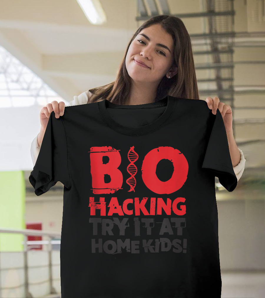 BIOHACKING DNA TRY IT AT HOME KIDS T-Shirt