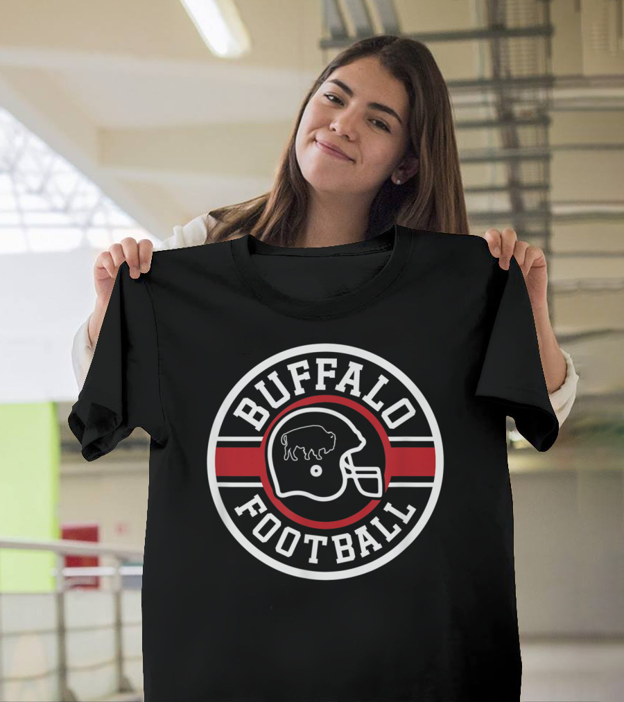 Buffalo Football Vintage New York Bills Mafia Helmet T-Shirt