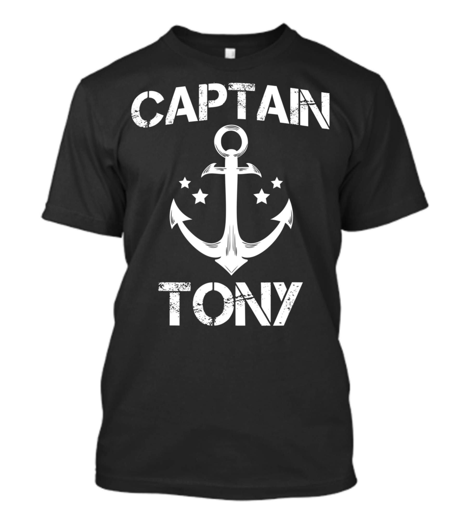 Captain Tony Nautical Anchor Stars T-Shirt