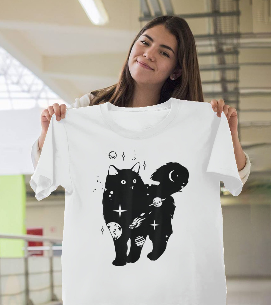 Cat Planets Space Universe Cat Lovers Costume For Man T-Shirt