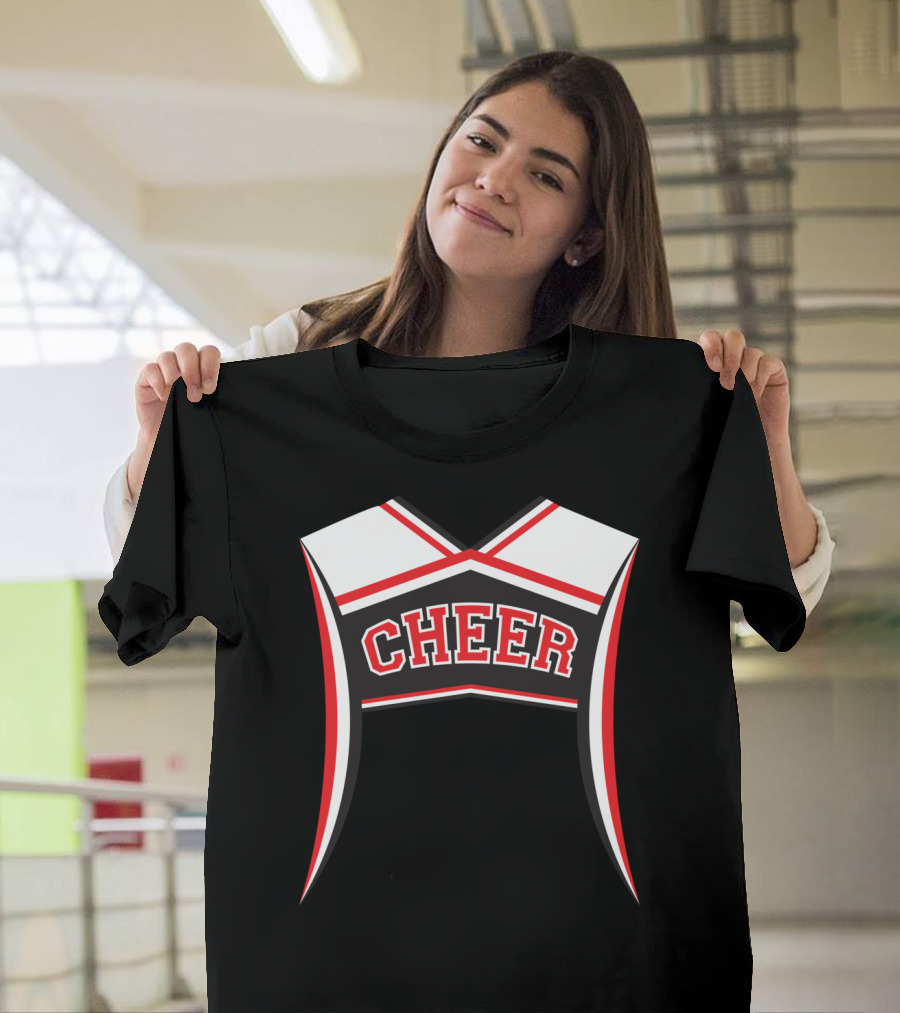Cheerleader Uniform Costume For Cool Halloween Fans T-Shirt
