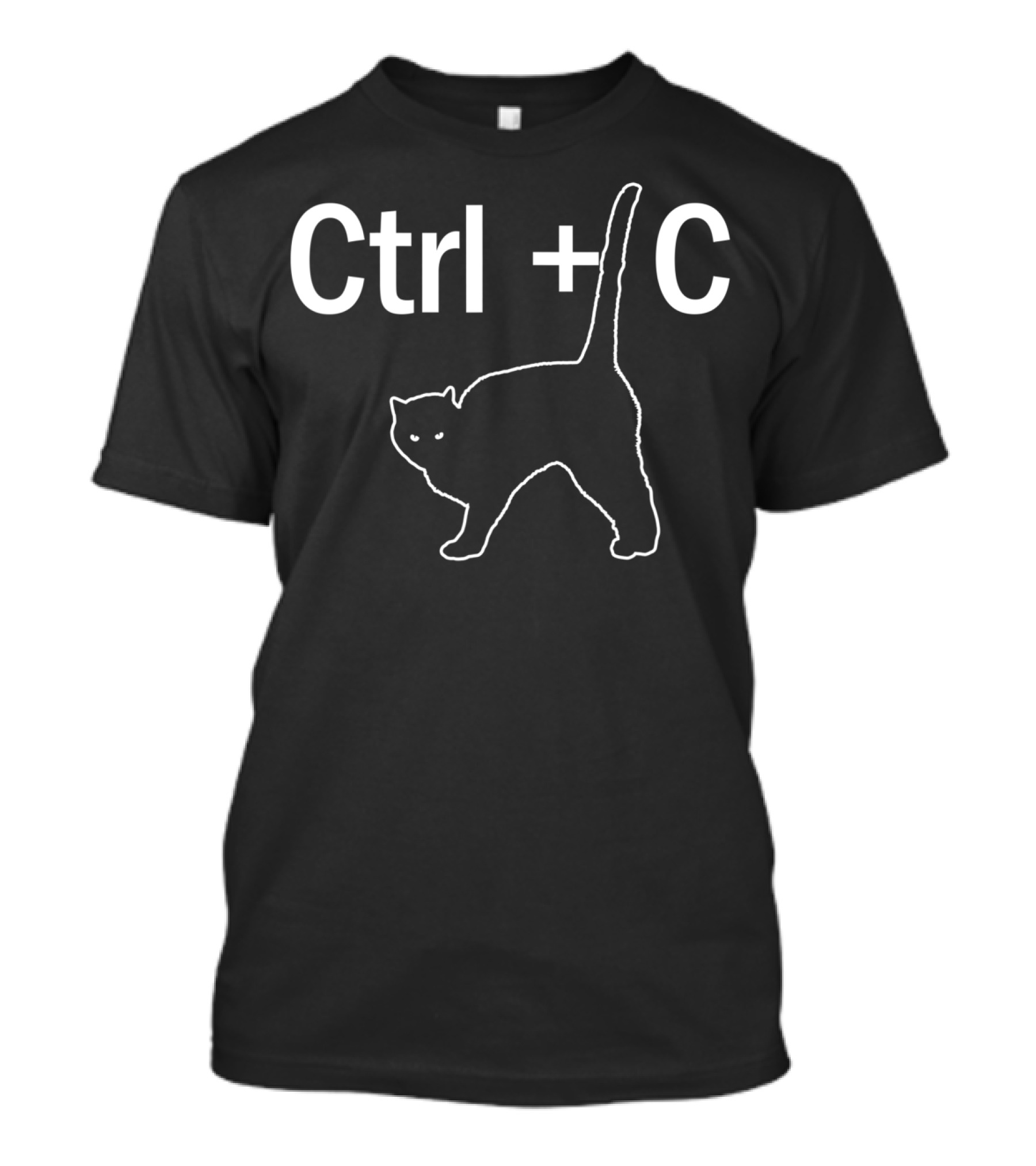 Ctrl + C Copy Cat Funny Punny Halloween Costume Last T-Shirt