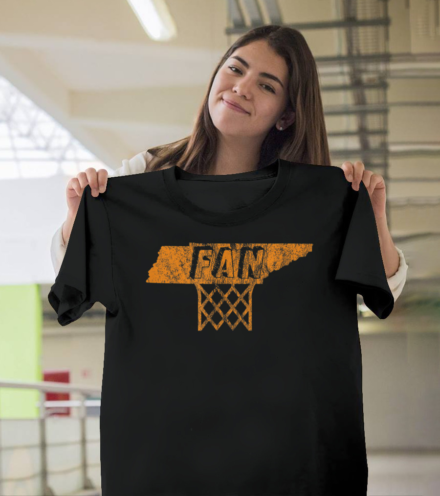 Tennessee Basketball Hoops Fan Knoxville Retro T-Shirt