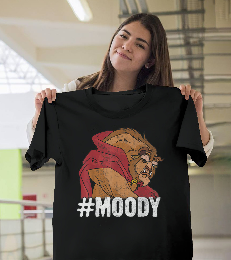 Disney Beauty And The Beast Hashtag Moody Beast T-Shirt