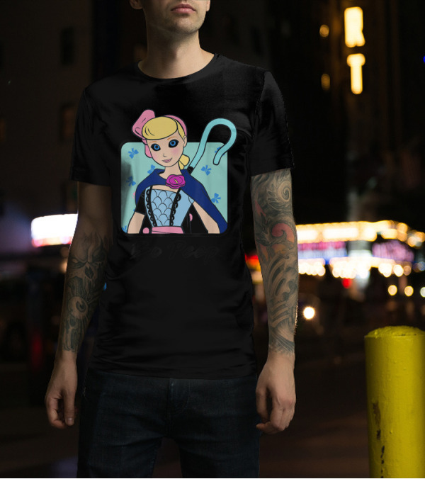 Disney Pixar Toy Story 4 Bo Peep Pastel Colors T-Shirt