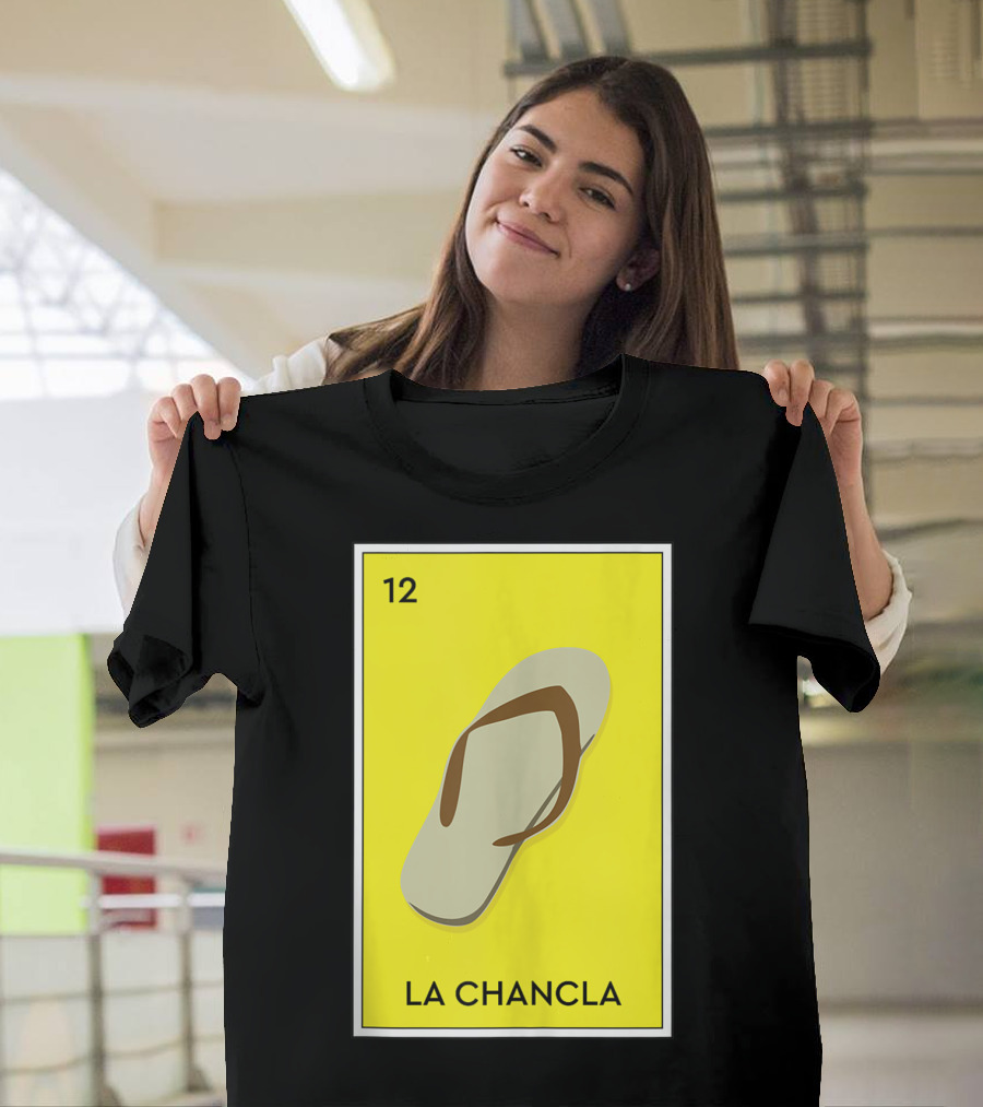 La Chancla Loteria 12 Mexican Aztec Flag Mexico T-Shirt