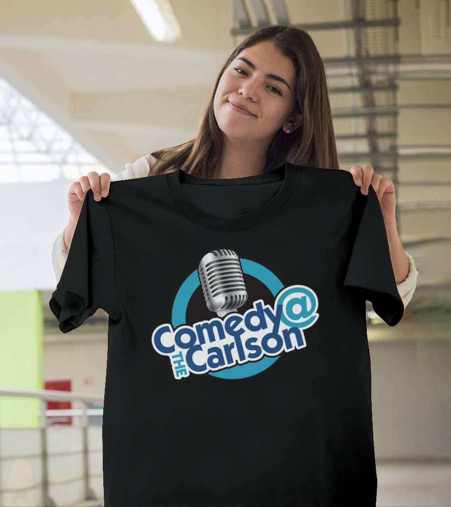 Comedy at the Carlson Microphone T-Shirt
