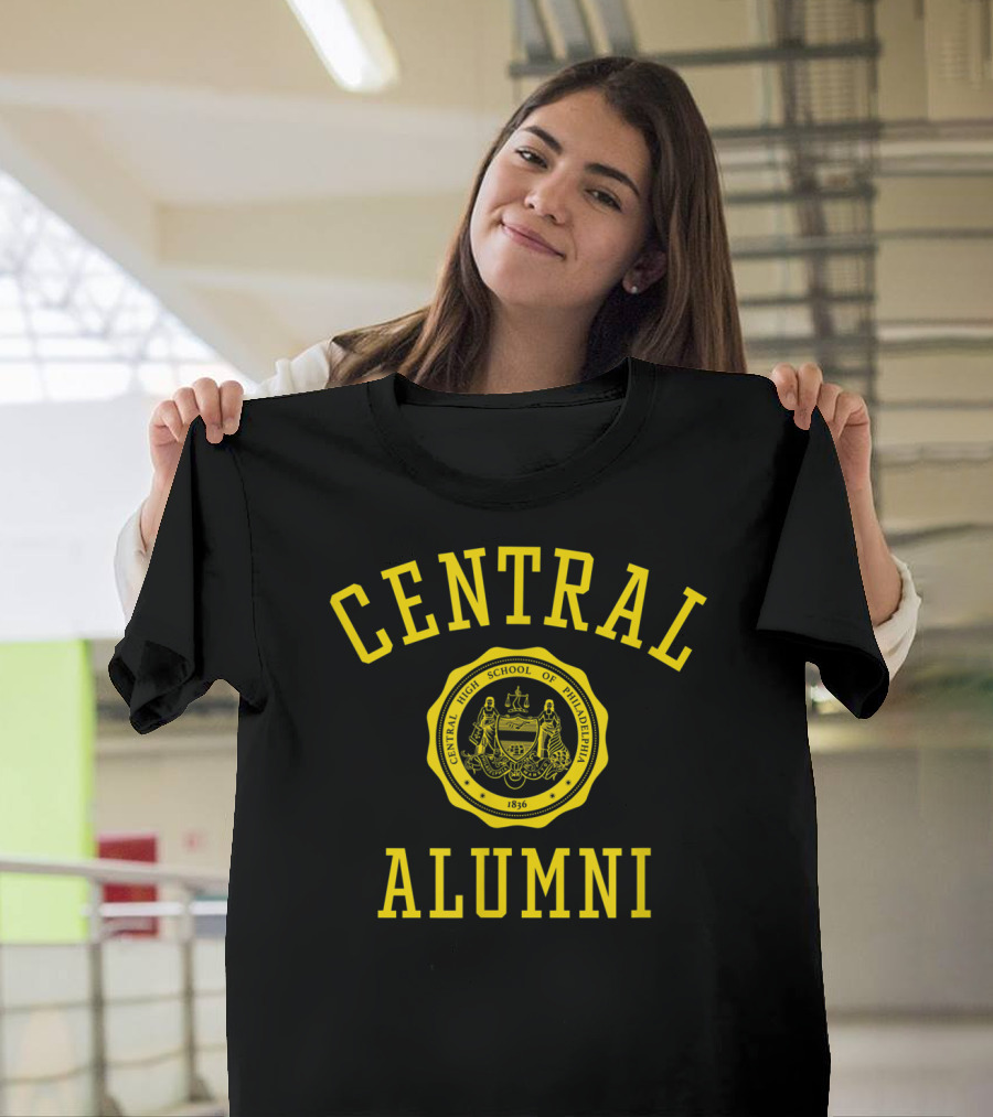 Central High School of Philadelphia Alumni 1836 Seal Classic Crimson T-Shirt