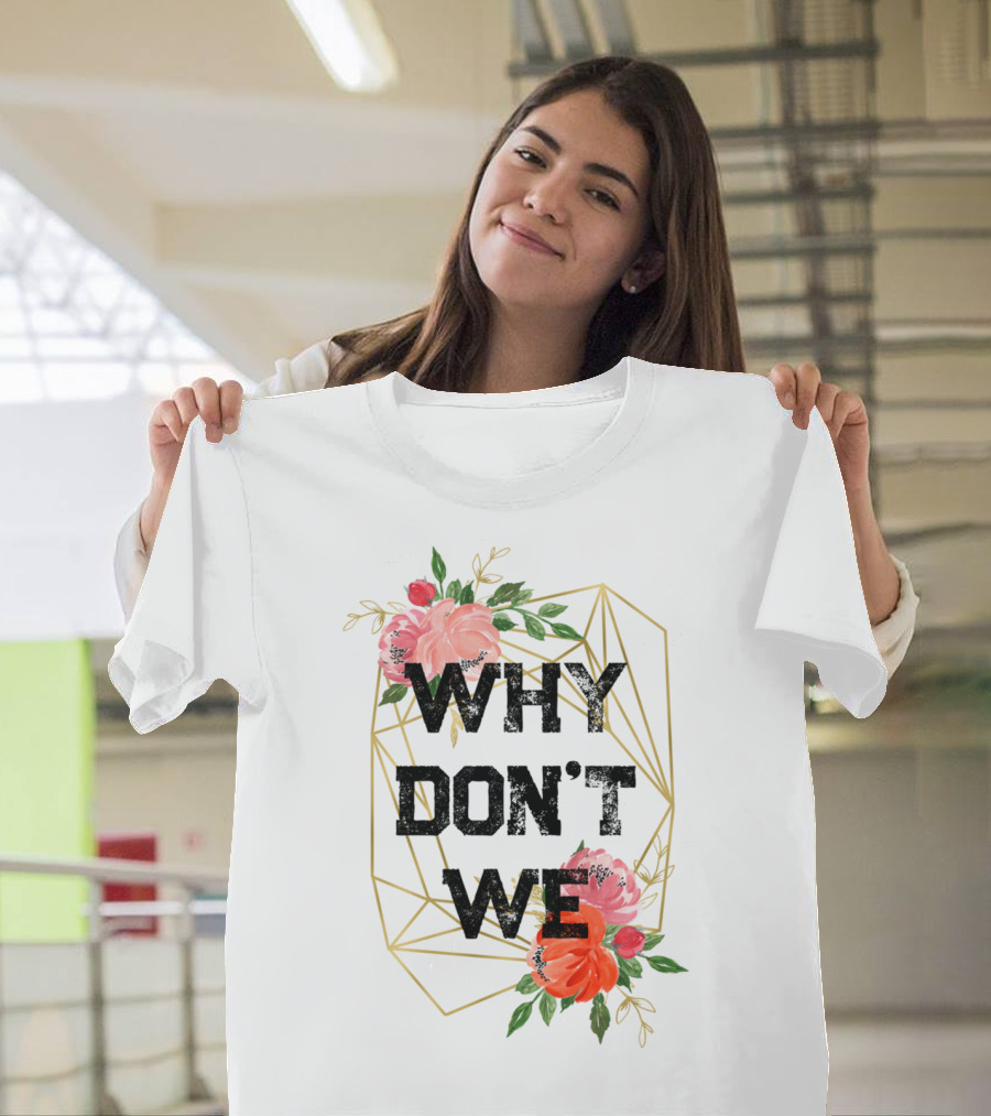 Why Don't We Geometric Floral T-Shirt