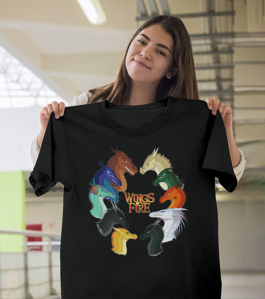 Wings Of Fire Dragon Characters Circle T-Shirt