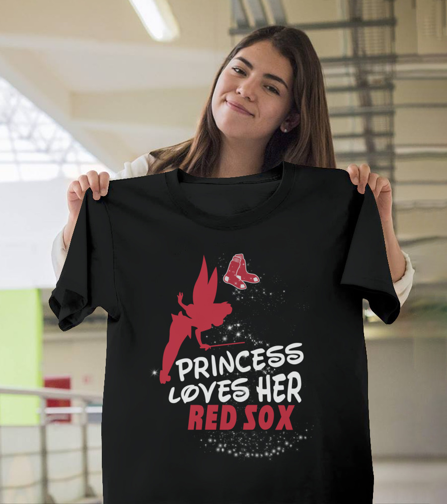 Princess Loves Her Red Sox T-Shirt