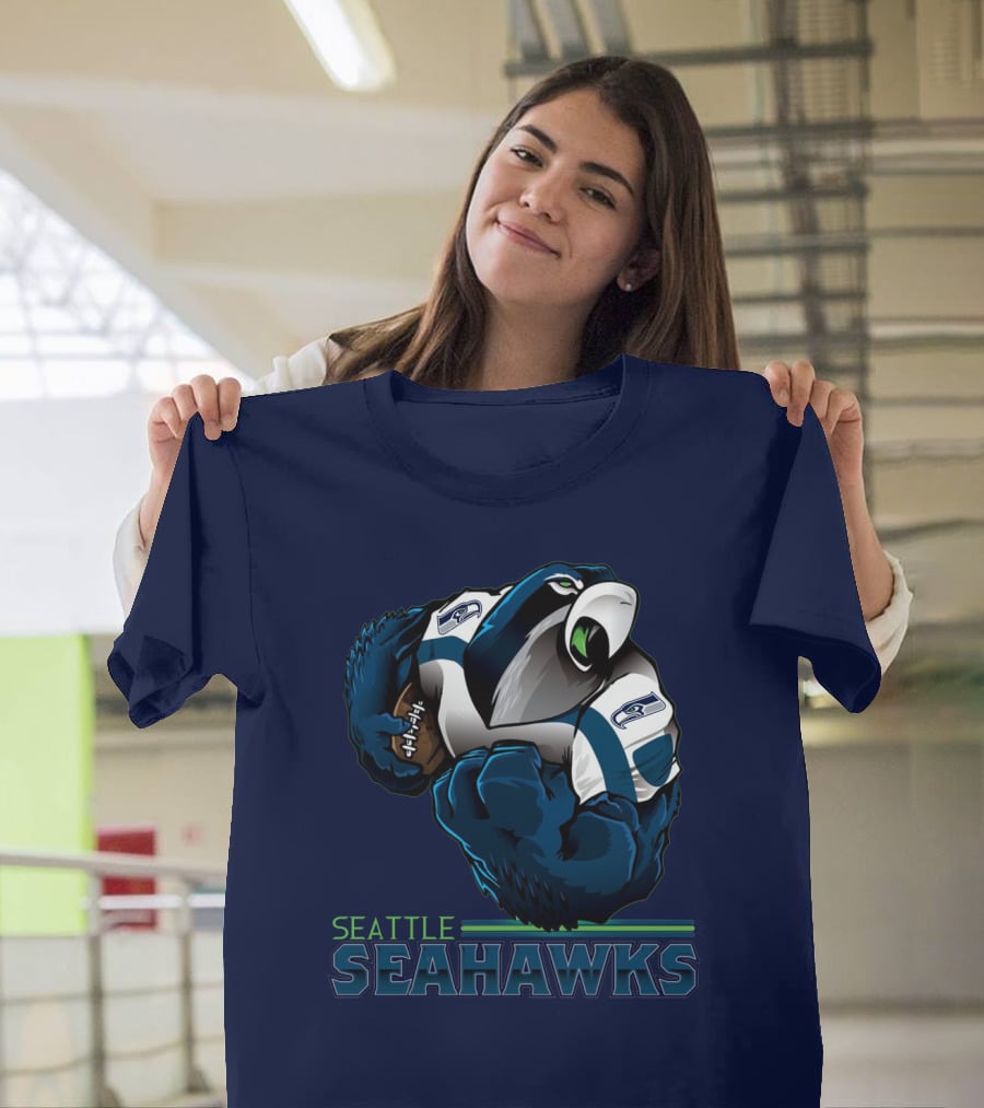Seattle Seahawks Football Hawk Athlete T-Shirt