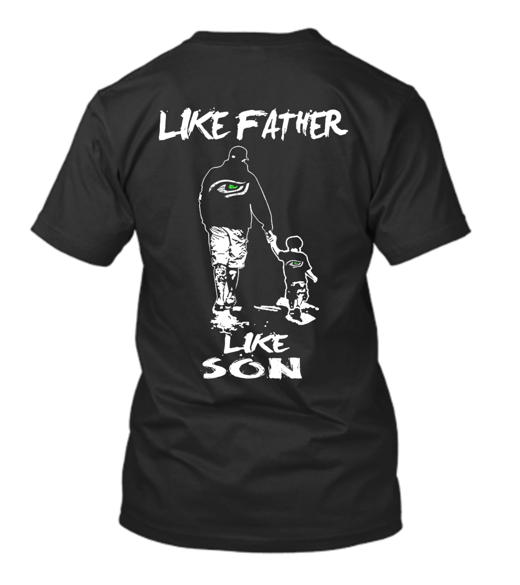 Like Father Like Son Seattle Seahawks T-Shirt