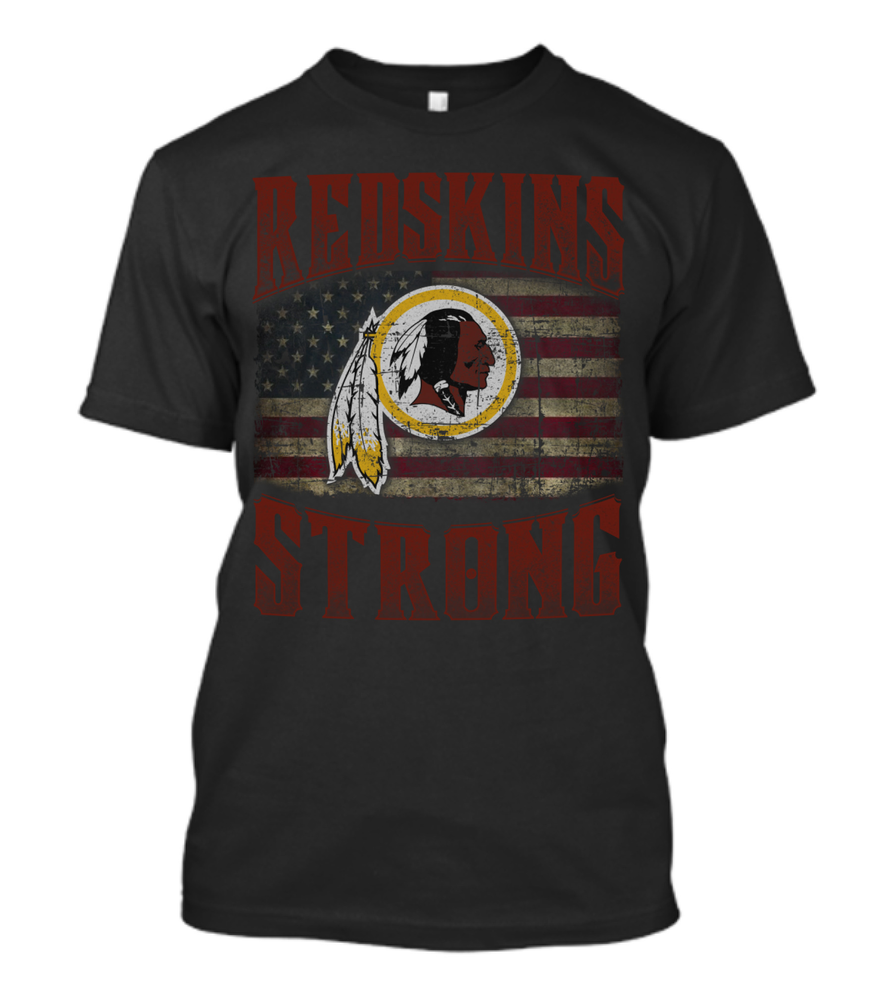 Redskins Strong American Flag T-Shirt