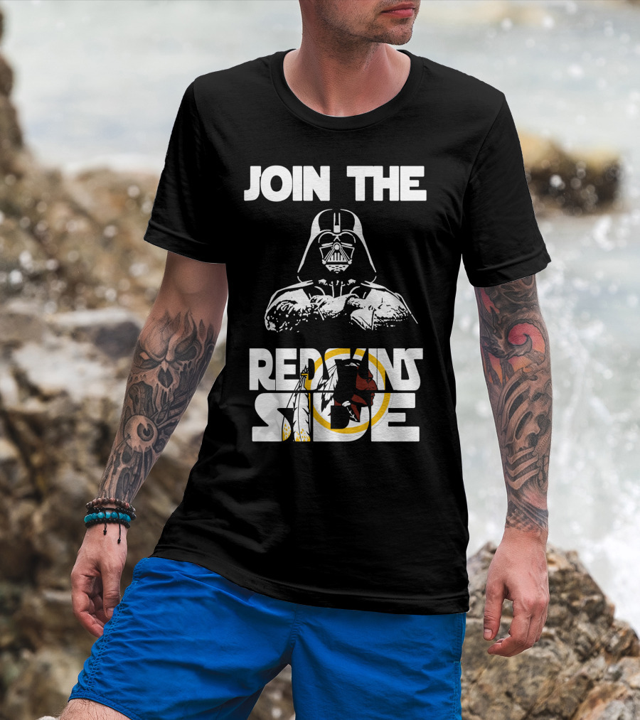 Join The Redskins Side T-Shirt