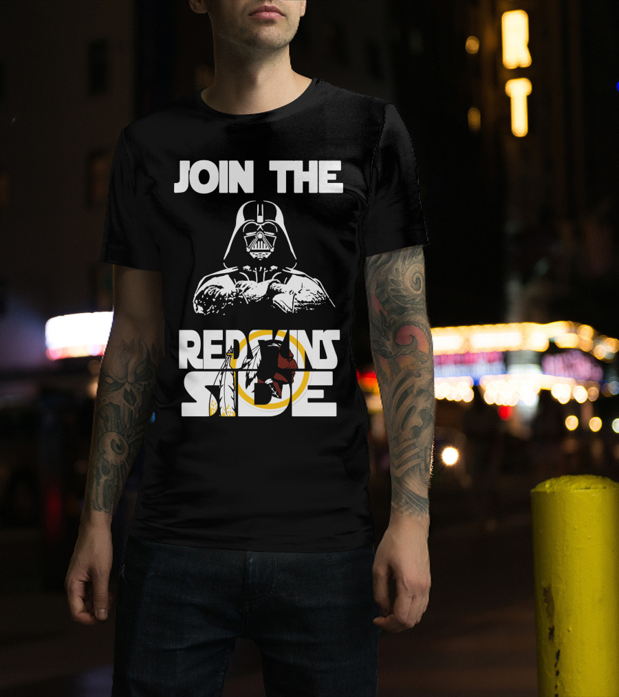 Join The Redskins Side T-Shirt